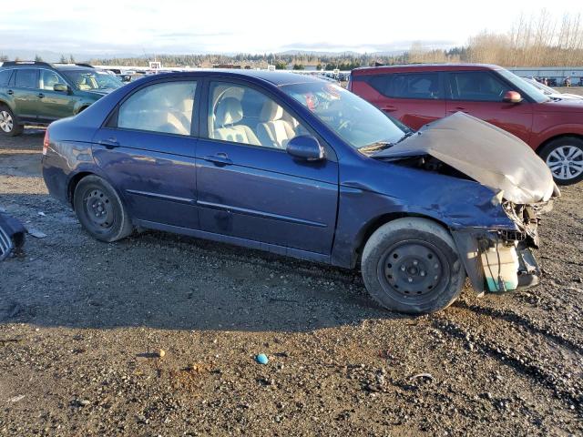 KNAFE122685526161 - 2008 KIA SPECTRA EX BLUE photo 4