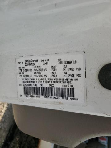 1D7HU18D84J174148 - 2004 DODGE RAM 1500 ST თეთრი ფოტო 12