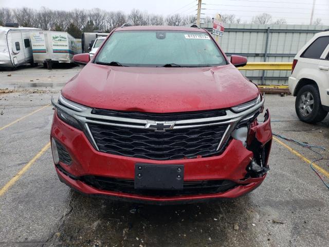 2GNAXWEV7N6145128 - 2022 CHEVROLET EQUINOX RS RED photo 5