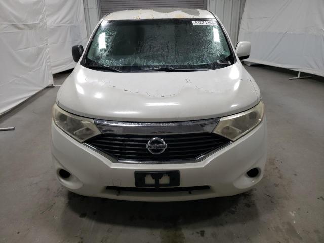 JN8AE2KP5C9038758 - 2012 NISSAN QUEST S WHITE photo 5