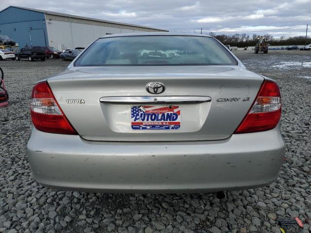 4T1BE32K13U255582 - 2003 TOYOTA CAMRY LE SILVER photo 6