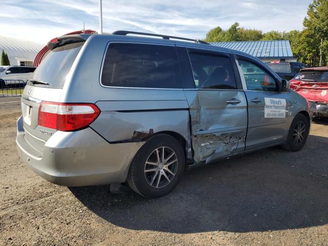 5FNRL38815B107027 - 2005 HONDA ODYSSEY TOURING BLUE photo 3