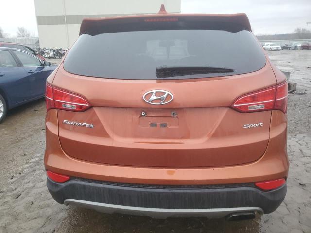 5XYZT3LBXDG042110 - 2013 HYUNDAI SANTA FE S ORANGE photo 6