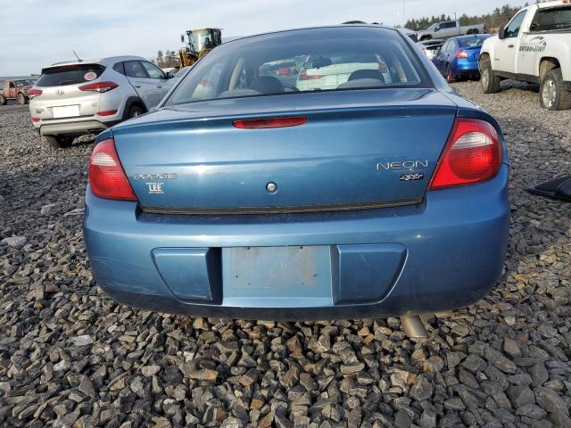 1B3ES56C33D219063 - 2003 DODGE NEON SXT BLUE photo 6