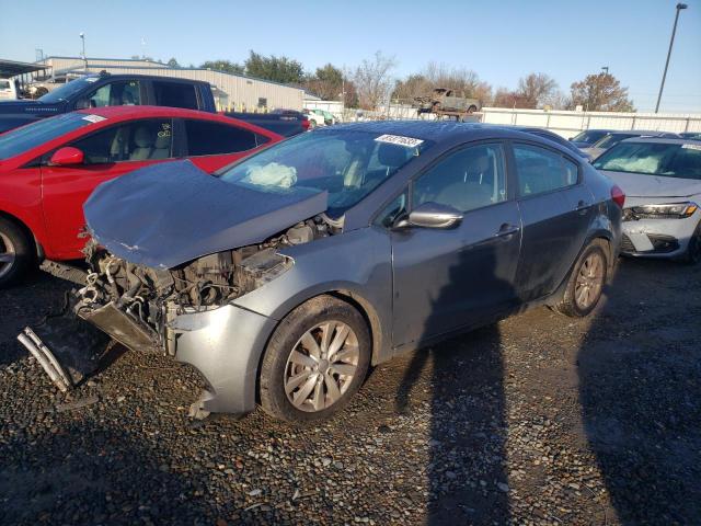 KNAFX4A68G5509859 - 2016 KIA FORTE LX GRAY photo 1