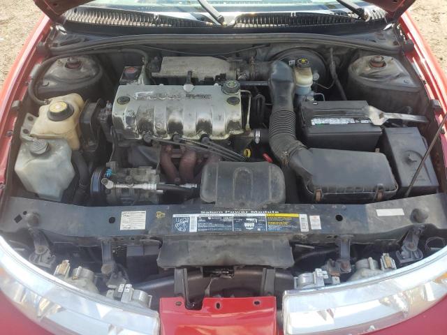 1G8ZP128XXZ252270 - 1999 SATURN SC1 წითელი ფოტო 11