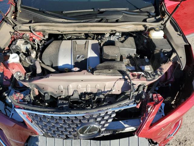 JTJHZKEA6M2022937 - 2021 LEXUS RX 350 L RED photo 12