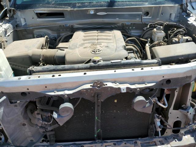 5TFRY5F11DX139418 - 2013 TOYOTA TUNDRA DOUBLE CAB SR5 SILVER photo 11