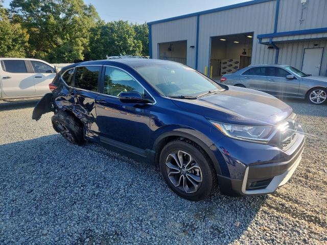 7FARW1H84LE017867 - 2020 HONDA CR-V EXL BLUE photo 4
