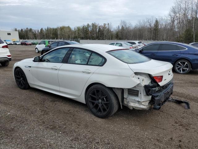WBA6B8C56FD453175 - 2015 BMW 640 XI GRAN COUPE WHITE photo 2