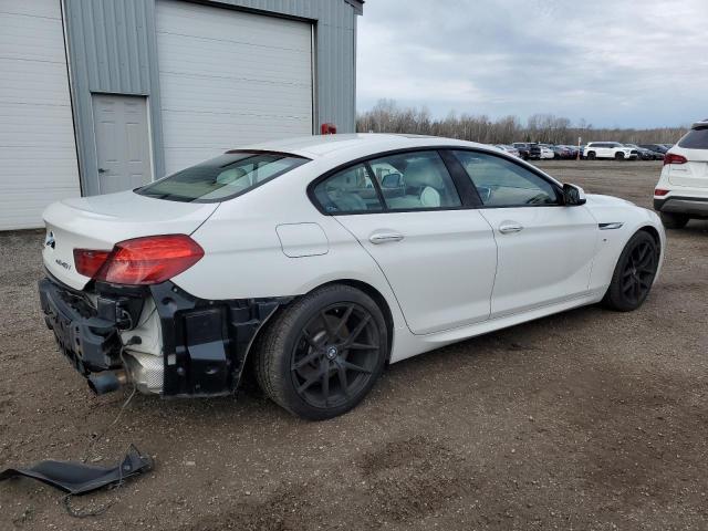 WBA6B8C56FD453175 - 2015 BMW 640 XI GRAN COUPE WHITE photo 3