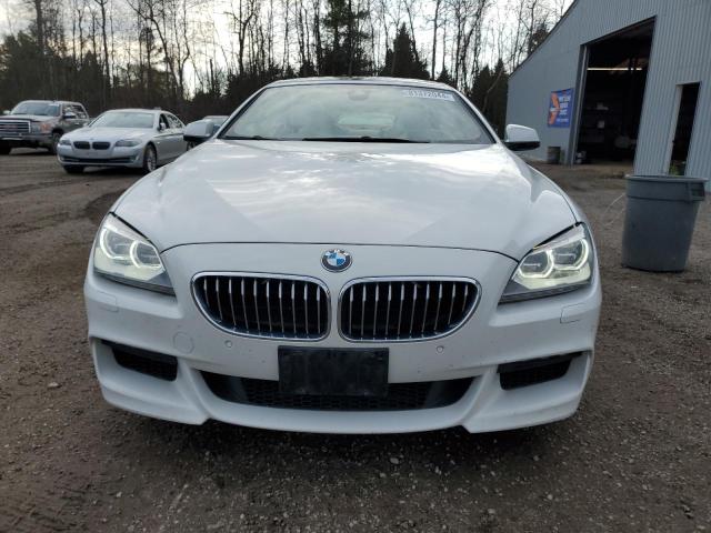 WBA6B8C56FD453175 - 2015 BMW 640 XI GRAN COUPE WHITE photo 5