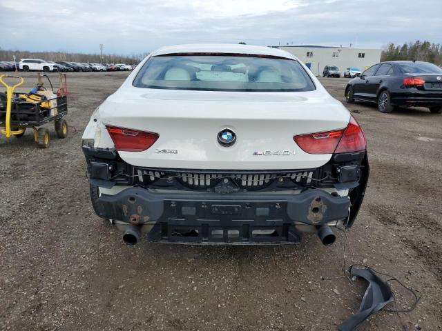 WBA6B8C56FD453175 - 2015 BMW 640 XI GRAN COUPE WHITE photo 6