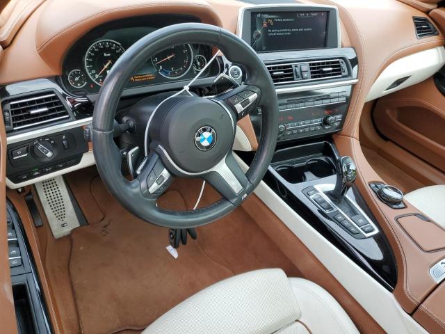 WBA6B8C56FD453175 - 2015 BMW 640 XI GRAN COUPE WHITE photo 8