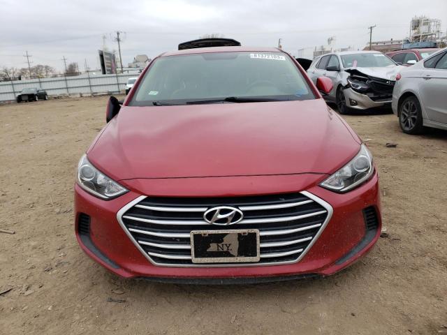 KMHD74LF7HU336281 - 2017 HYUNDAI ELANTRA SE RED photo 5