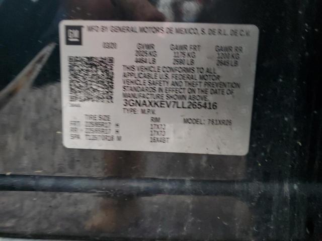 3GNAXKEV7LL265416 - 2020 CHEVROLET EQUINOX LT Qara foto 13