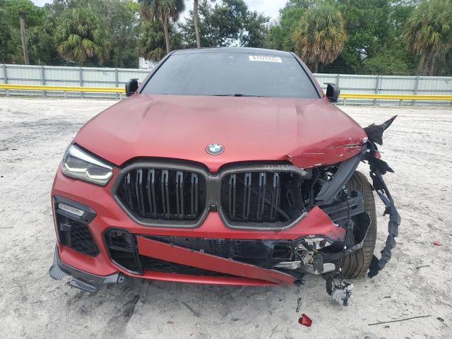5UXCY6C05L9D45028 - 2020 BMW X6 XDRIVE40I RED photo 5