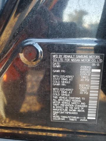 KNMAT2MT7GP604853 - 2016 NISSAN ROGUE S 黑色 照片 13