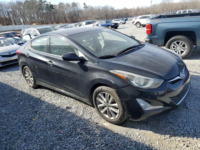 5NPDH4AE4EH488942 - 2014 HYUNDAI ELANTRA SE BLACK photo 4