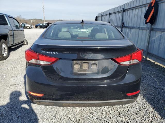 5NPDH4AE4EH488942 - 2014 HYUNDAI ELANTRA SE BLACK photo 6