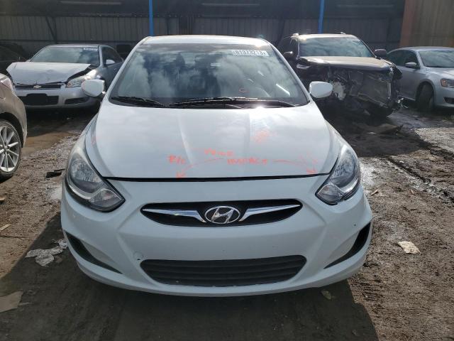 KMHCT5AEXEU177128 - 2014 HYUNDAI ACCENT GLS WHITE photo 5