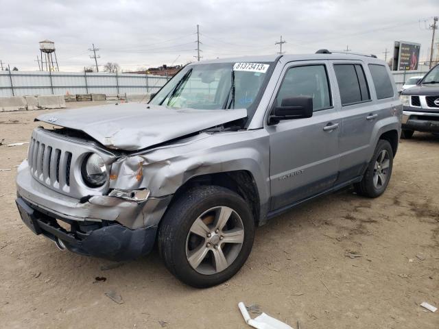 1C4NJRFB6HD210722 - 2017 JEEP PATRIOT LATITUDE GRAY photo 1