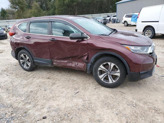 2HKRW6H32KH219135 - 2019 HONDA CR-V LX MAROON photo 4