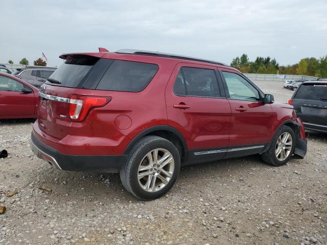 1FM5K8D80GGD12329 - 2016 FORD EXPLORER XLT წითელი ფოტო 3