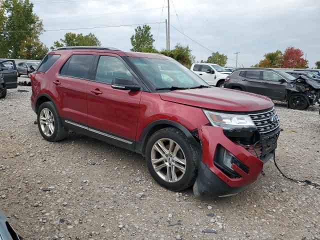 1FM5K8D80GGD12329 - 2016 FORD EXPLORER XLT წითელი ფოტო 4