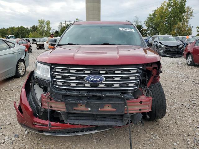1FM5K8D80GGD12329 - 2016 FORD EXPLORER XLT წითელი ფოტო 5