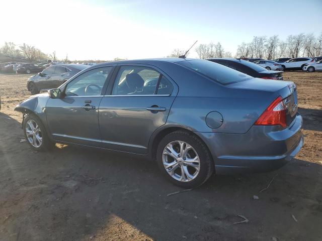 3FAHP0HA4CR446741 - 2012 FORD FUSION SE BLUE photo 2