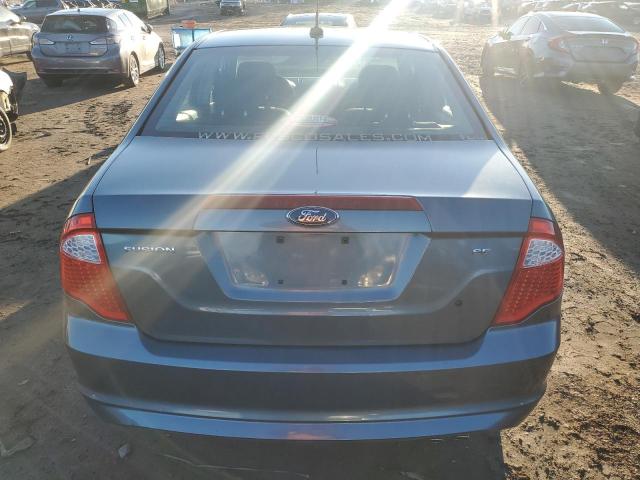 3FAHP0HA4CR446741 - 2012 FORD FUSION SE BLUE photo 6