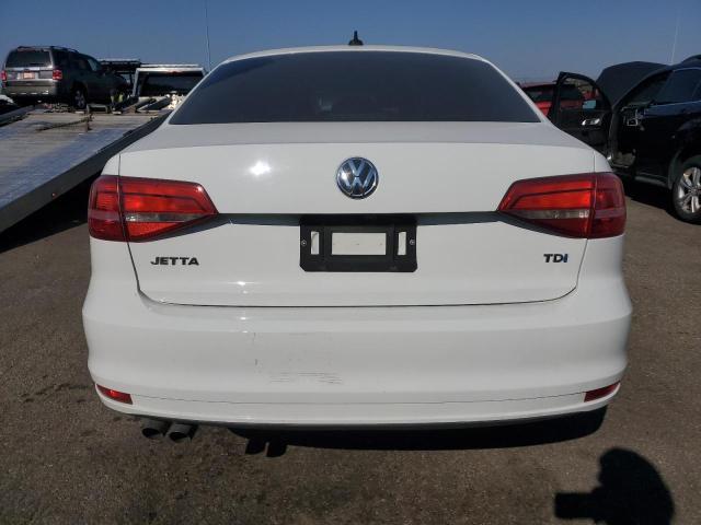 3VWLA7AJXFM246907 - 2015 VOLKSWAGEN JETTA TDI Սպիտակ լուսանկար 6