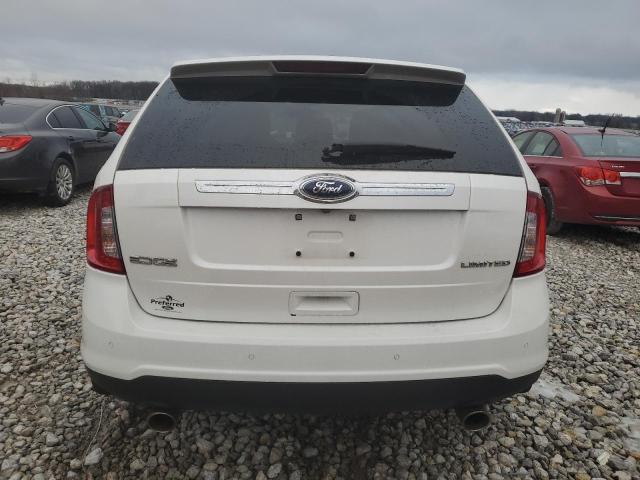 2FMDK3KC1BBB59899 - 2011 FORD EDGE LIMITED WHITE photo 6