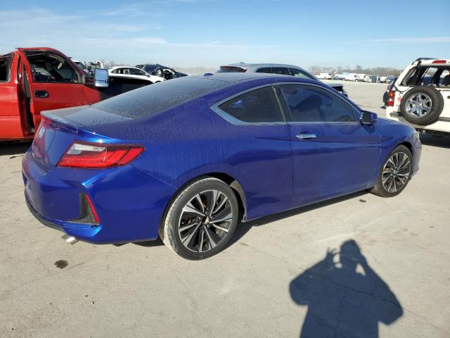 1HGCT1B88GA006471 - 2016 HONDA ACCORD EXL BLUE photo 3