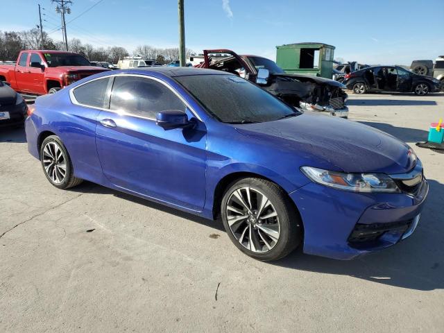 1HGCT1B88GA006471 - 2016 HONDA ACCORD EXL BLUE photo 4