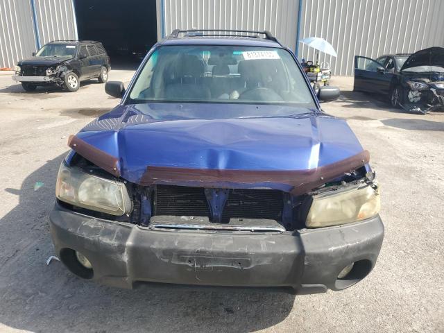 JF1SG63684H706783 - 2004 SUBARU FORESTER 2.5X Синий фото 5