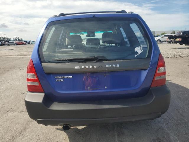JF1SG63684H706783 - 2004 SUBARU FORESTER 2.5X Синий фото 6