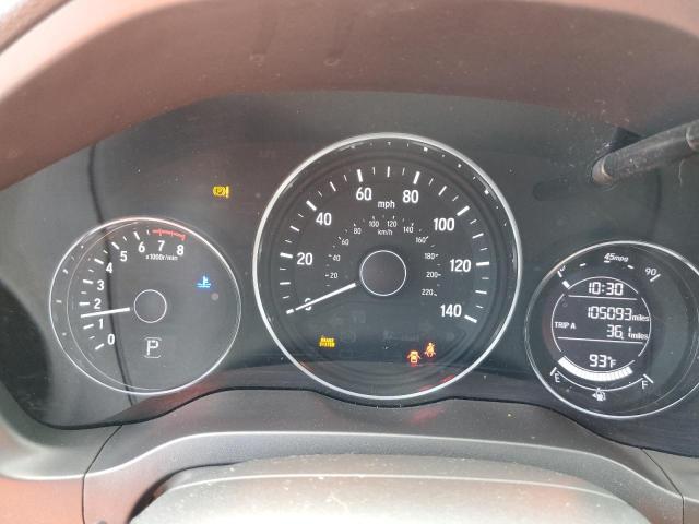 3CZRU6H79GM759084 - 2016 HONDA HR-V EXL BLACK photo 9