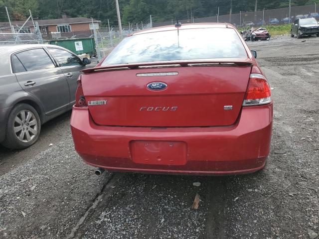 1FAHP3FN8AW172218 - 2010 FORD FOCUS SE RED photo 6
