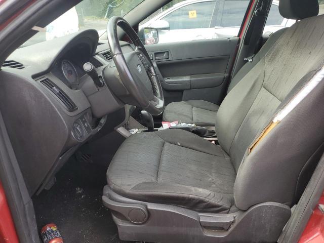 1FAHP3FN8AW172218 - 2010 FORD FOCUS SE RED photo 7