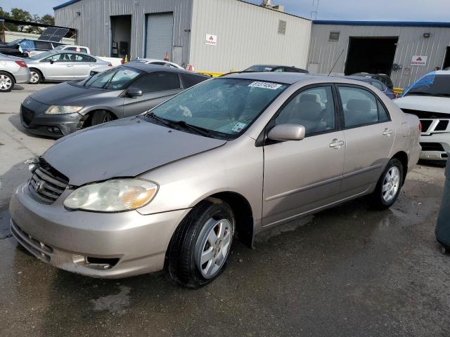 1NXBR32E53Z126999 - 2003 TOYOTA COROLLA CE TAN photo 1