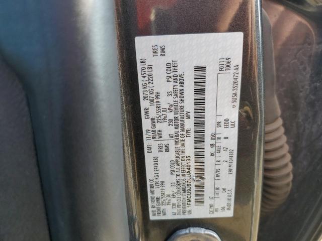 1FMCU9J97LUA40135 - 2020 FORD ESCAPE TITANIUM 灰色 照片 13