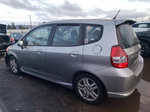 JHMGD38627S043300 - 2007 HONDA FIT S GRAY photo 2