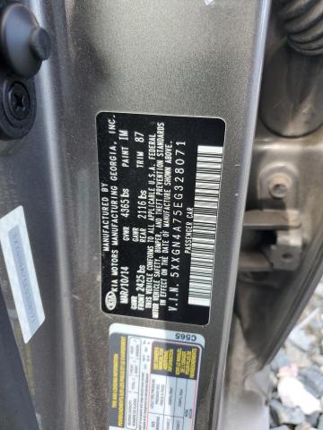 5XXGN4A75EG328071 - 2014 KIA OPTIMA EX GRAY photo 13