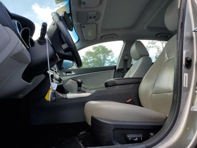 5XXGN4A75EG328071 - 2014 KIA OPTIMA EX GRAY photo 7