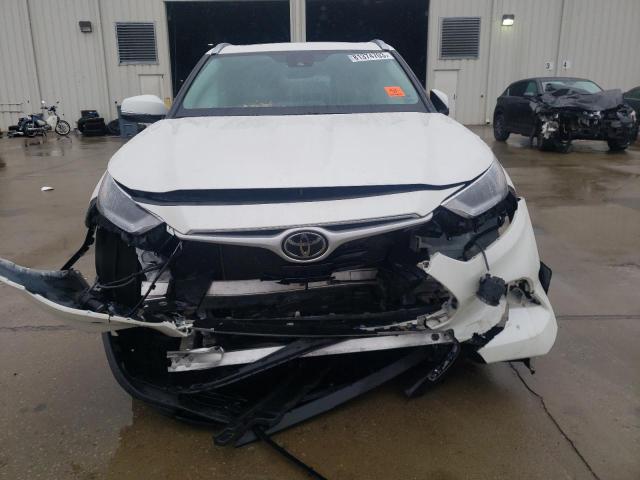 5TDGZRAH8MS533911 - 2021 TOYOTA HIGHLANDER XLE WHITE photo 5