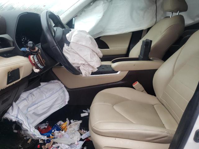 5TDGZRAH8MS533911 - 2021 TOYOTA HIGHLANDER XLE WHITE photo 7