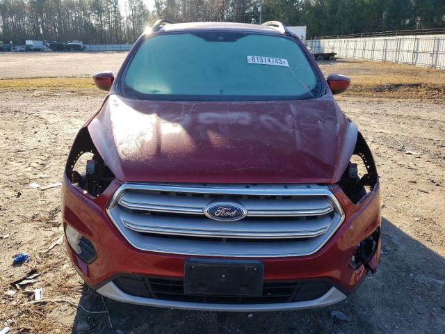 1FMCU0HD7JUB68488 - 2018 FORD ESCAPE SEL RED photo 5