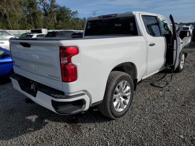 1GCPABEK5NZ558771 - 2022 CHEVROLET SILVERADO C1500 CUSTOM WHITE photo 3